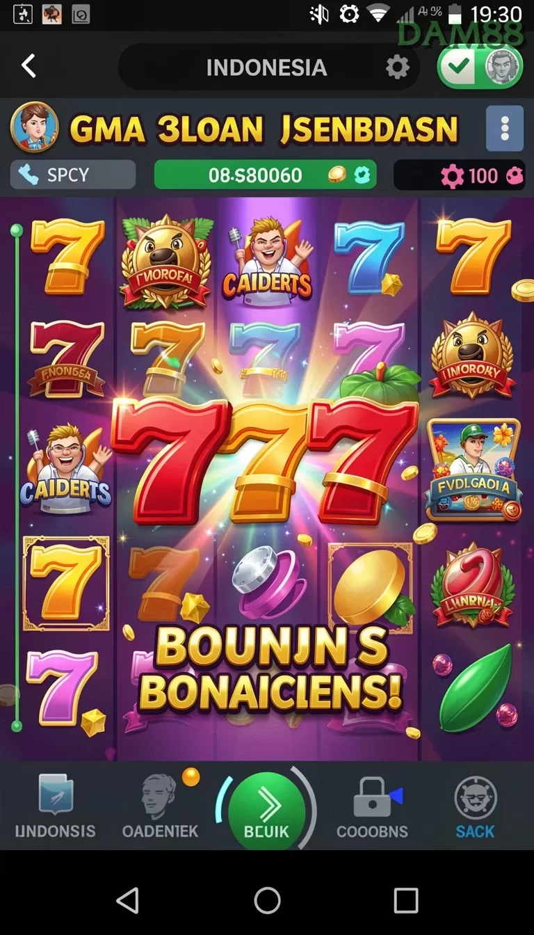 Cuplikan layar JOS77 — aktivitas