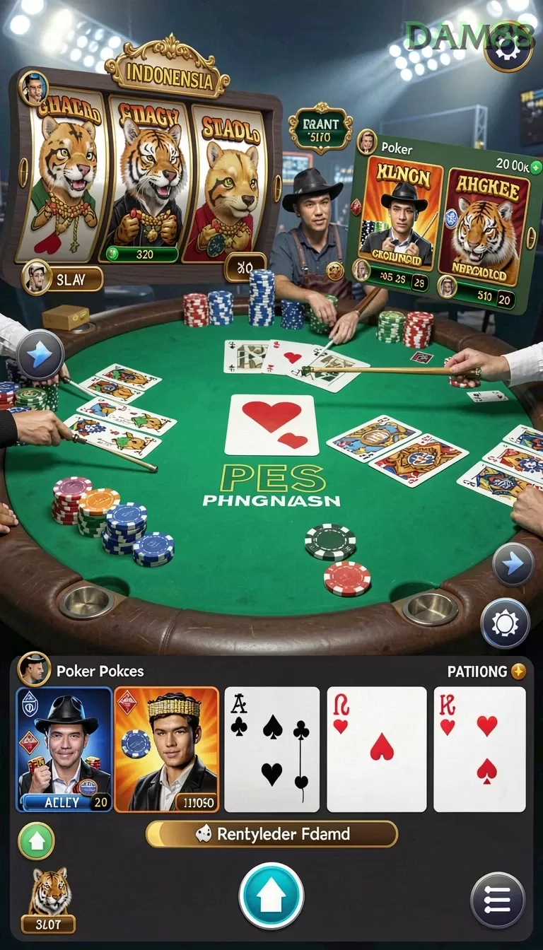 Cuplikan layar ASIA200 — menu navigasi