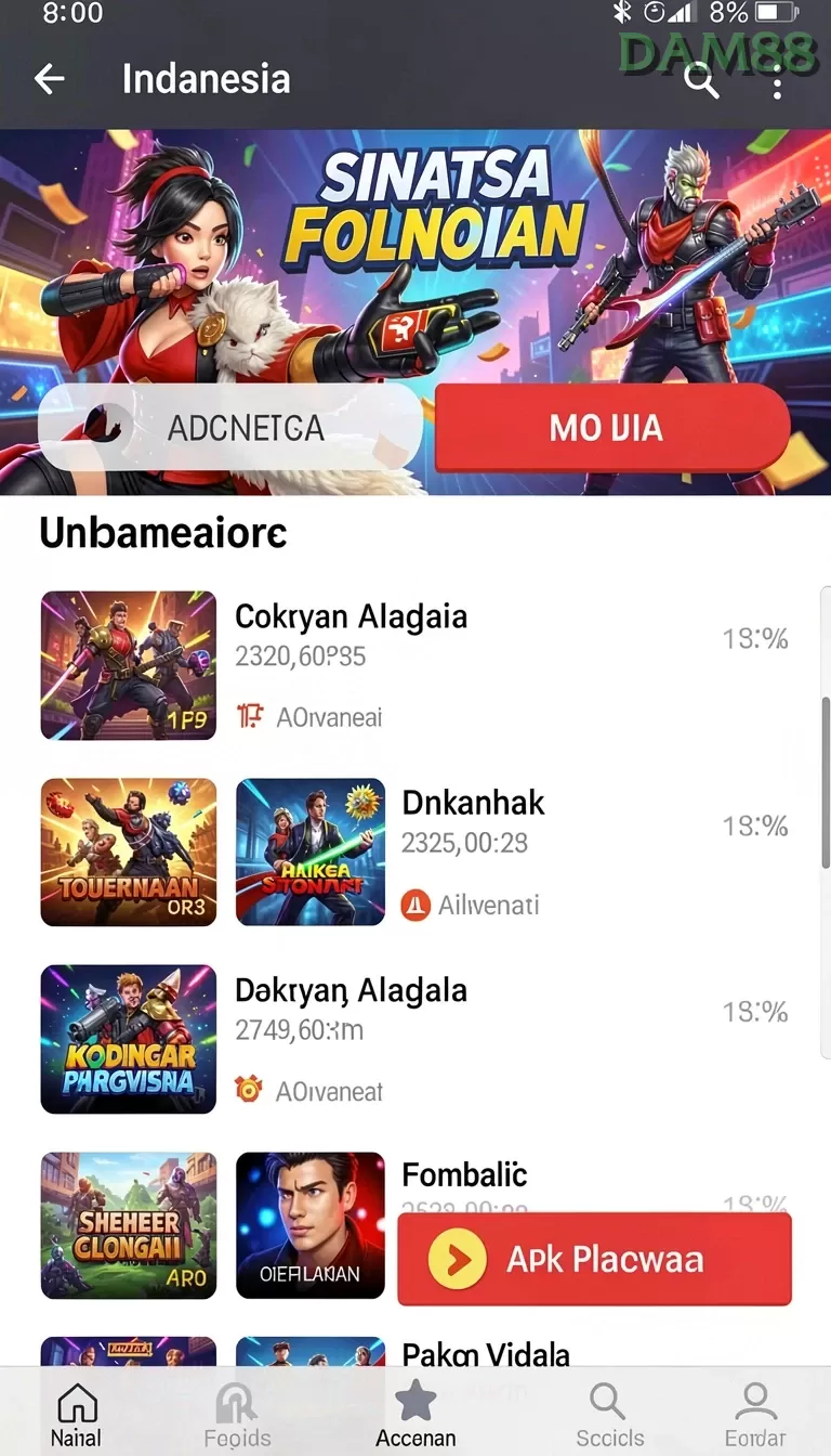 Cuplikan layar TEXAS88 — halaman utama