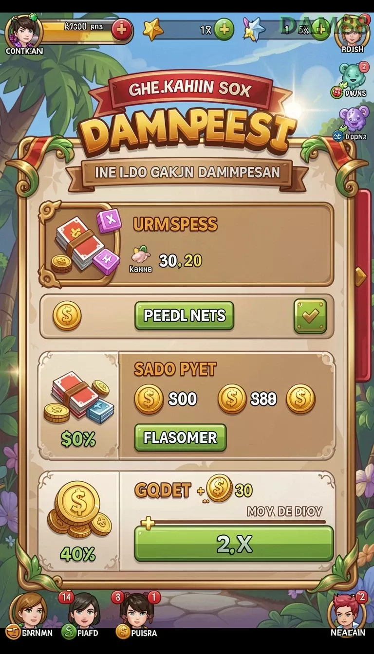 Cuplikan layar S80 — menu navigasi