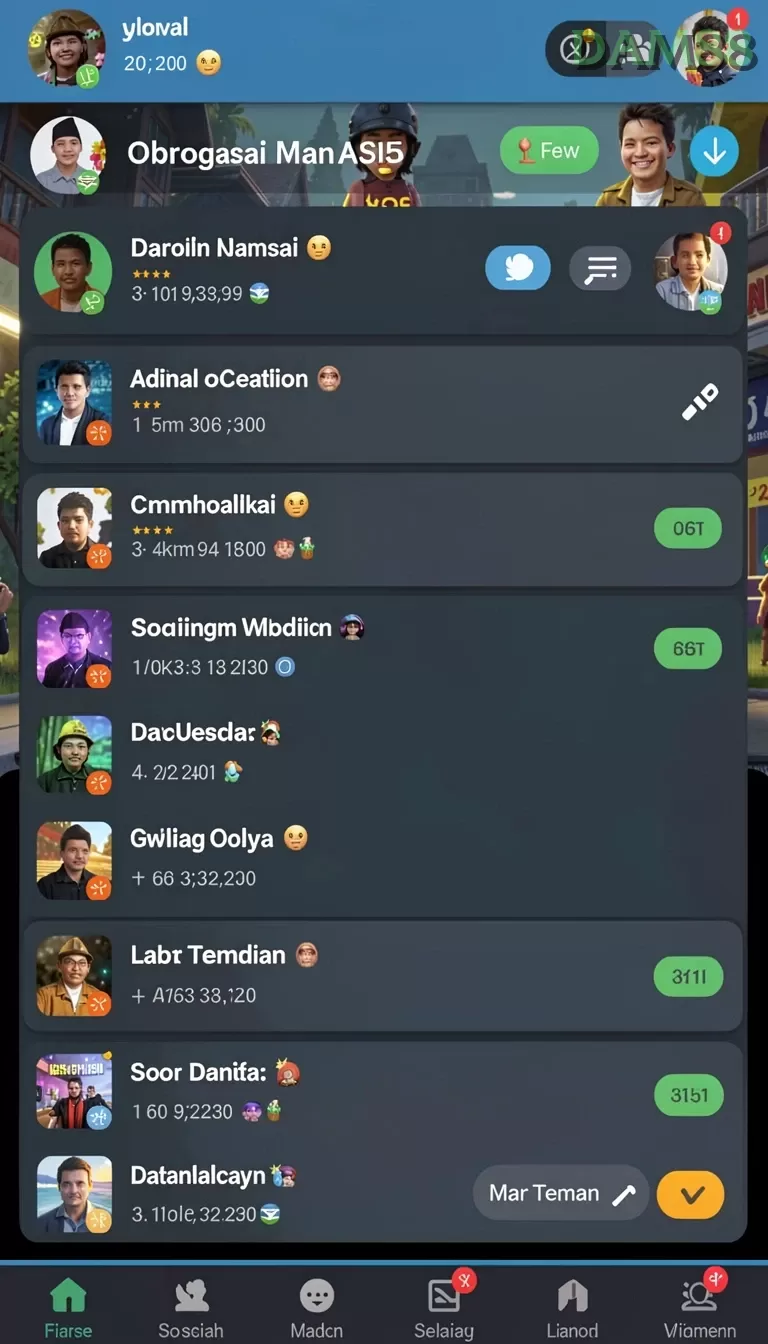 Cuplikan layar 7METER — halaman utama